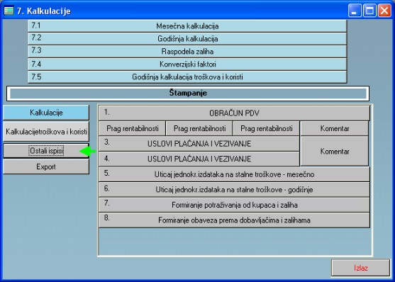 Softver Investicioni elaborat