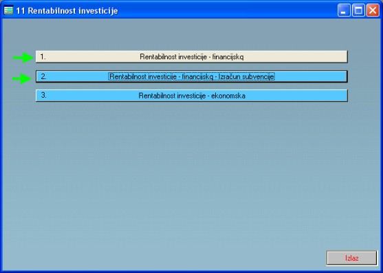 Softver Investicioni elaborat