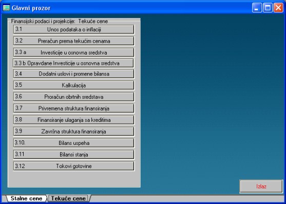 Softver Investicioni elaborat