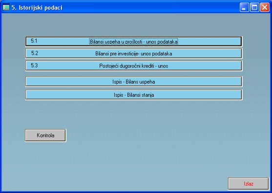 Softver Investicioni elaborat