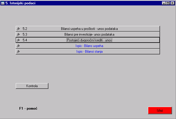 Softver Investicioni elaborat