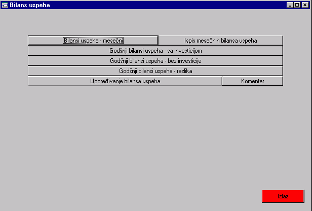 Softver Investicioni elaborat